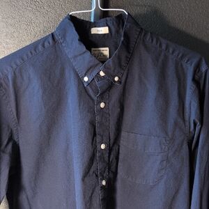 J. Crew Secret Wash Buttondown_Navy